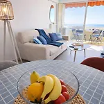 شقة Sea View Riviera, 3 Pieces Vue Panoramique, 2 Chambres, 4p, Pk, Ac *
