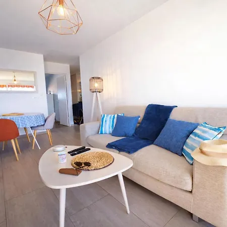 شقة Sea View Riviera, 3 Pieces Vue Panoramique, 2 Chambres, 4p, Pk, Ac