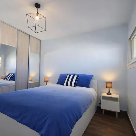 Sea View Riviera, 3 Pieces Vue Panoramique, 2 Chambres, 4p, Pk, Ac * Antibes