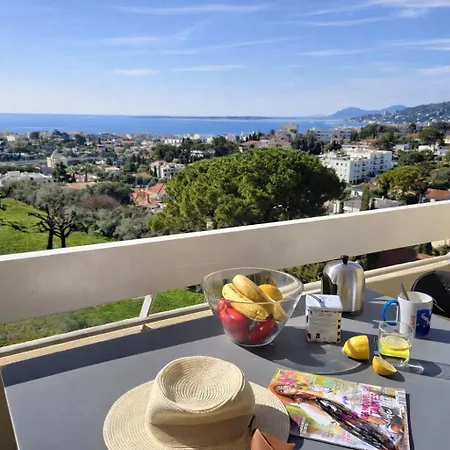 Apartment Sea View Riviera, 3 Pieces Vue Panoramique, 2 Chambres, 4p, Pk, Ac